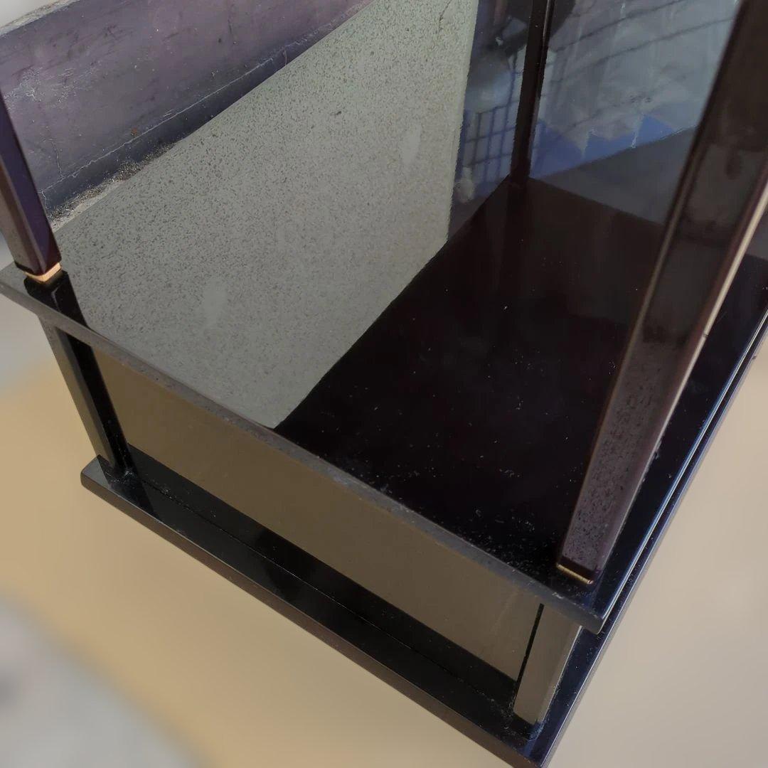 紹鴎棚　溜塗り　茶道具　棚　漆器　組み立て式　在銘　木箱炉用