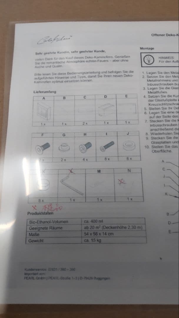 訳有り バイオエタノール暖炉 CalroMilano