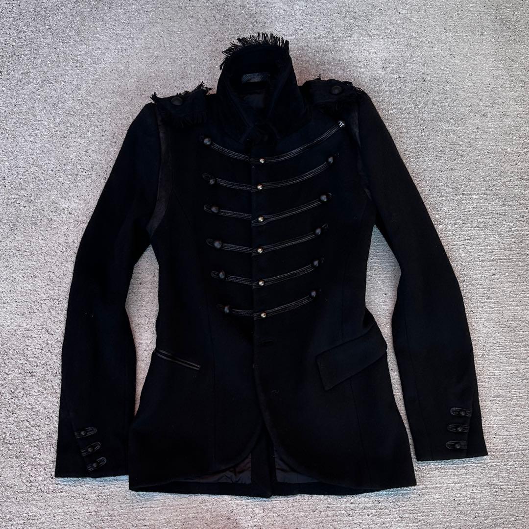 ifsixwasnine ナポレオンジャケット カシミヤ レザー v系