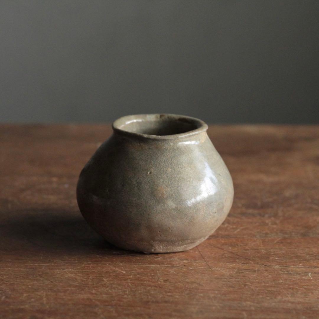 高麗青磁 塩笥 茶碗 古美術 古道具 アンティーク 小壺