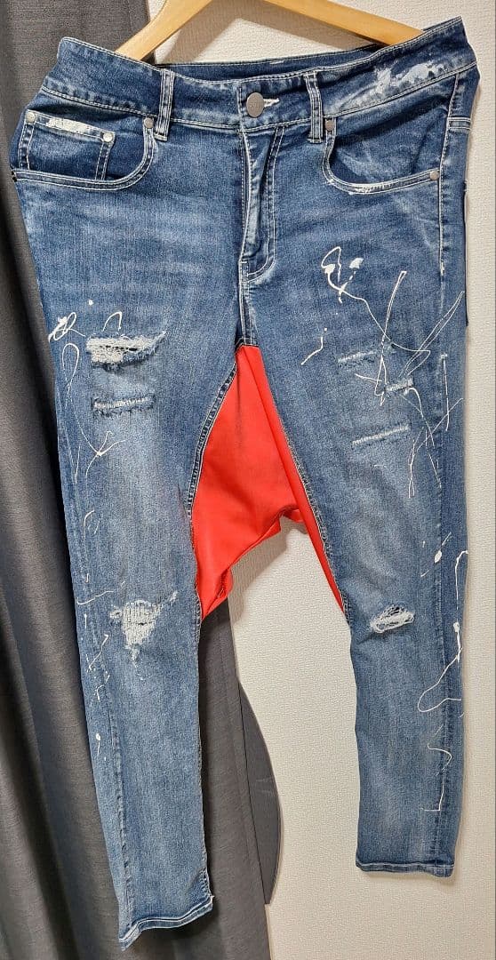 GACKT着用風【サルエルデニムパンツM】