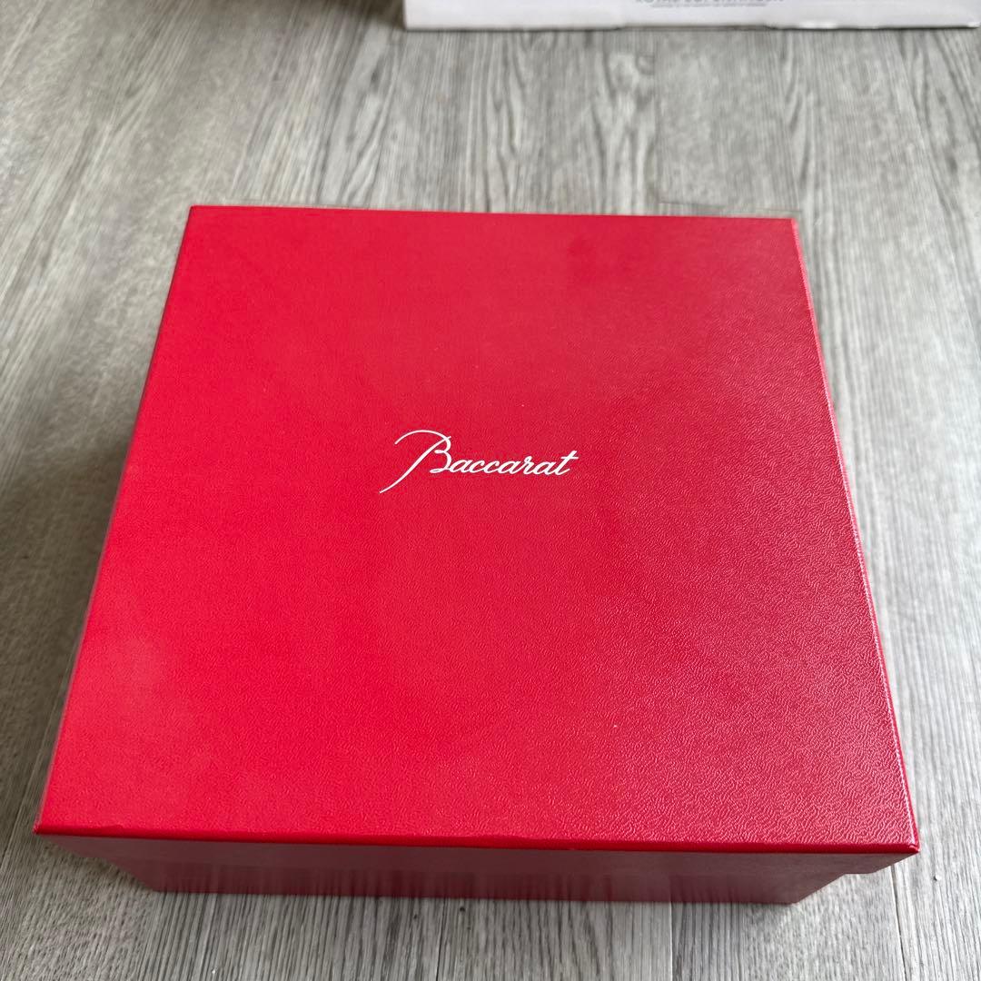 Baccarat クリスタルガラス 葉型皿　灰皿