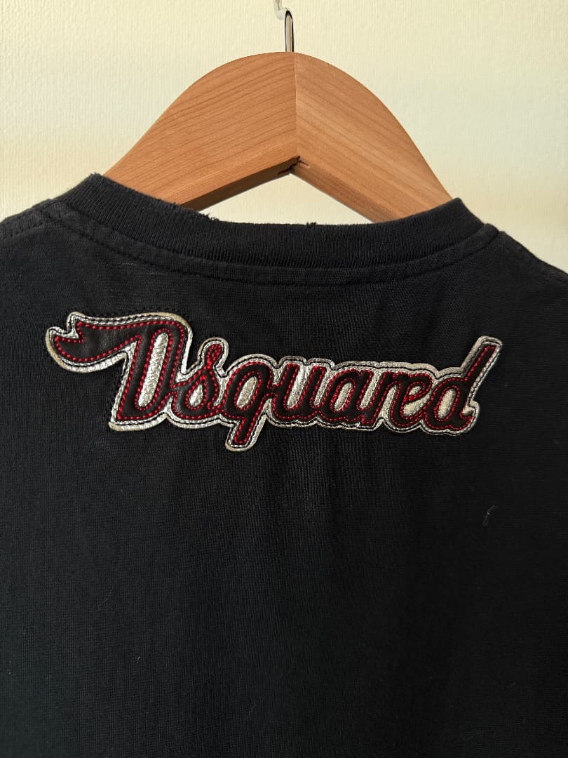 Dsquared2 イーグル 刺繍 ノースリーブ カットソー XL イタリア製