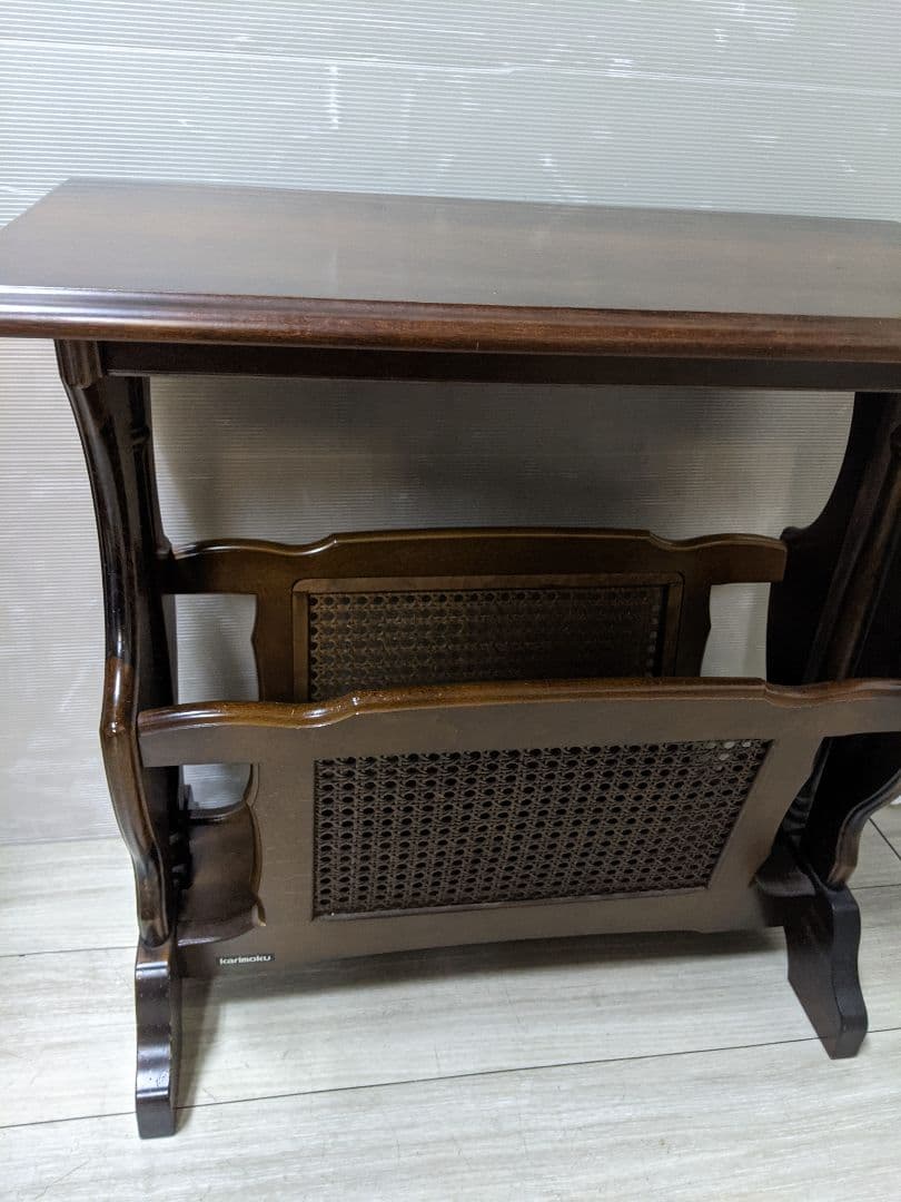 カリモク☆オールドカリモク☆サイドテーブル☆マガジンラック