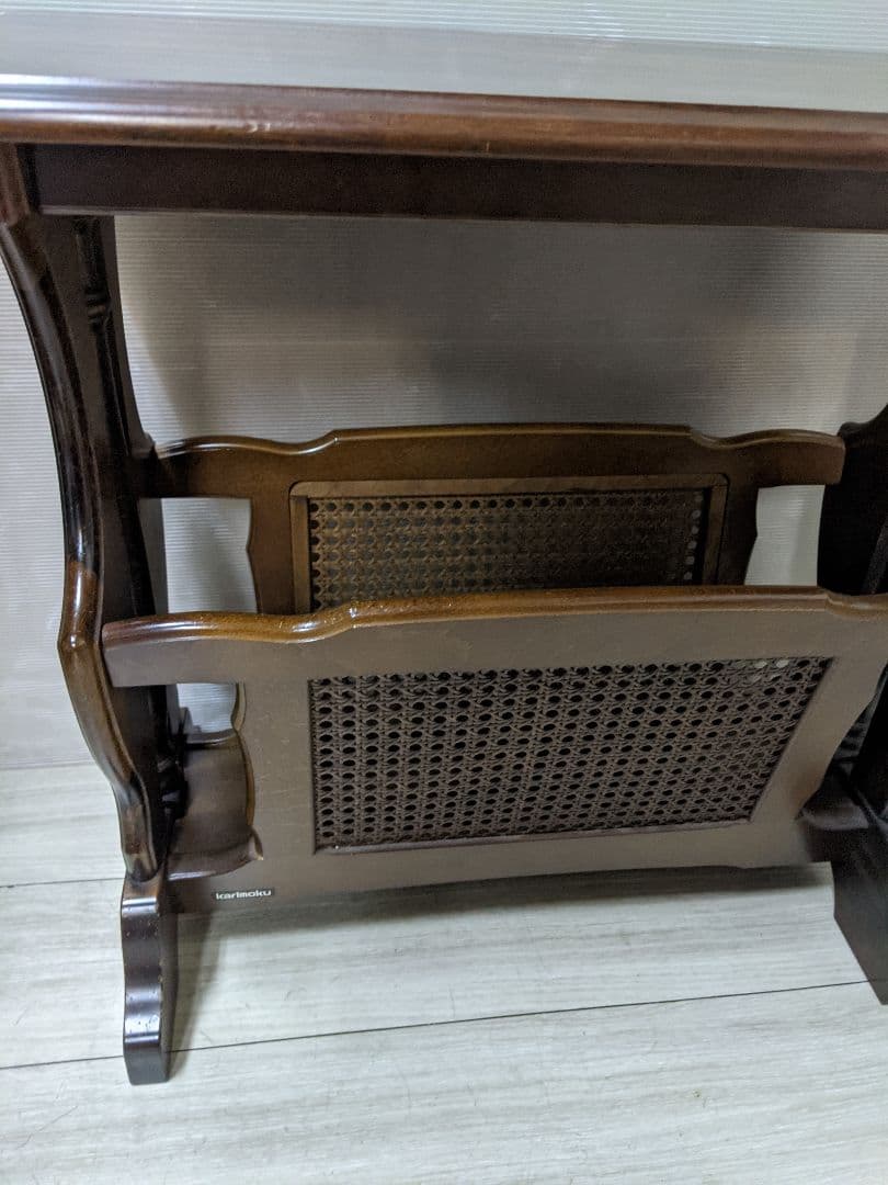 カリモク☆オールドカリモク☆サイドテーブル☆マガジンラック