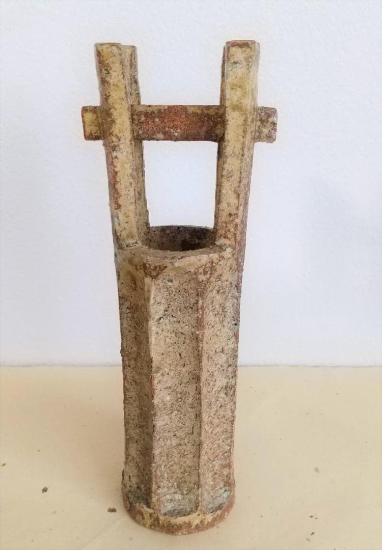 番浦史郎 作　手桶一輪挿