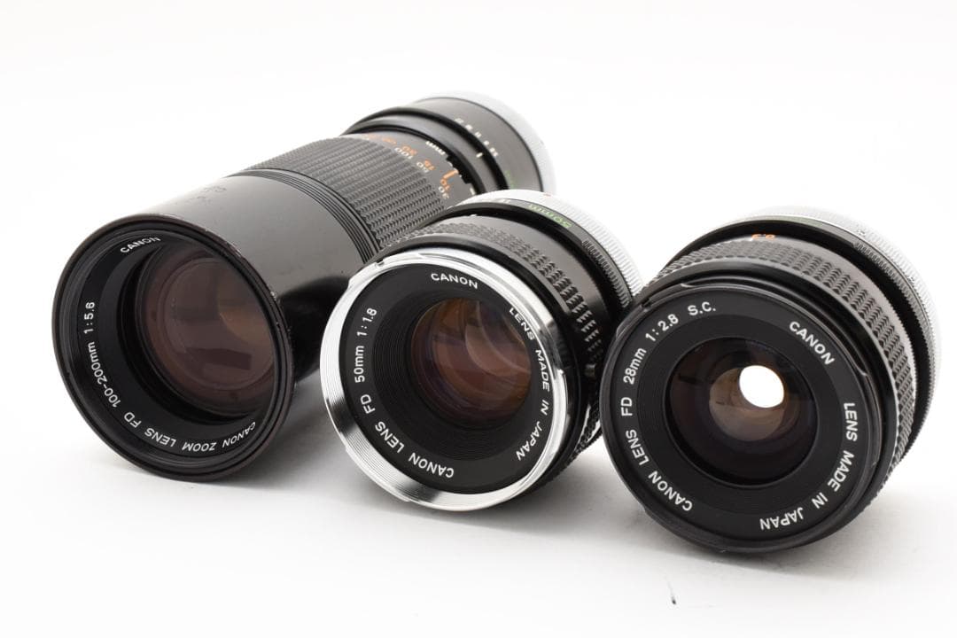 Canon FTb QL＋FD28/50/100-200mm 豪華セット