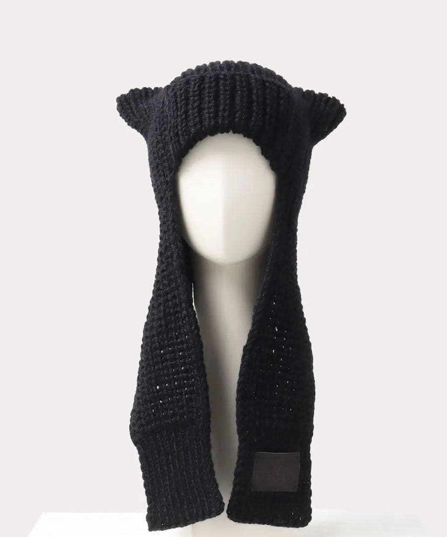 Vivienne Westwood キャットイヤーフラップニットキャップ