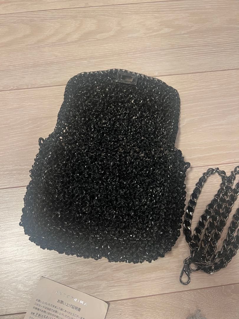 アンテプリマ　ショルダーバッグ　ブラック