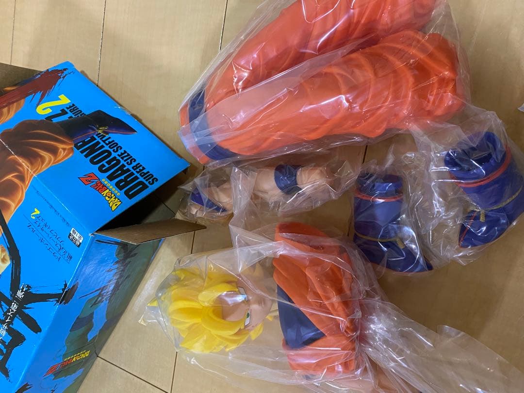 DX組立式ソフビフィギュアサイヤ人来襲編　孫悟空ベジータスーパーサイヤ人