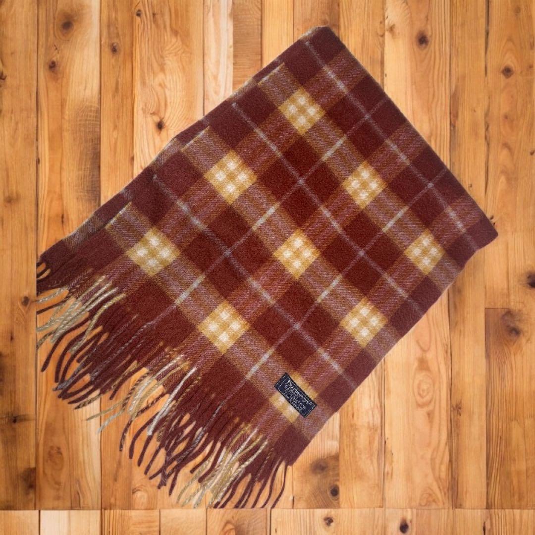 希少色 BURBERRYs バーバリー ノバチェック マフラー カシミヤ100%