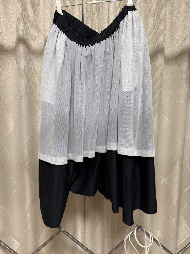 ganryu　ブラックネイビー　サルエルパンツ　ワイドパンツ