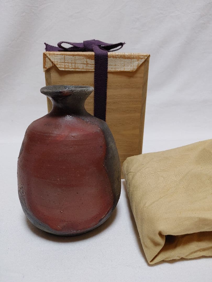 越前焼　峰越窯　徳利(Ｂ)