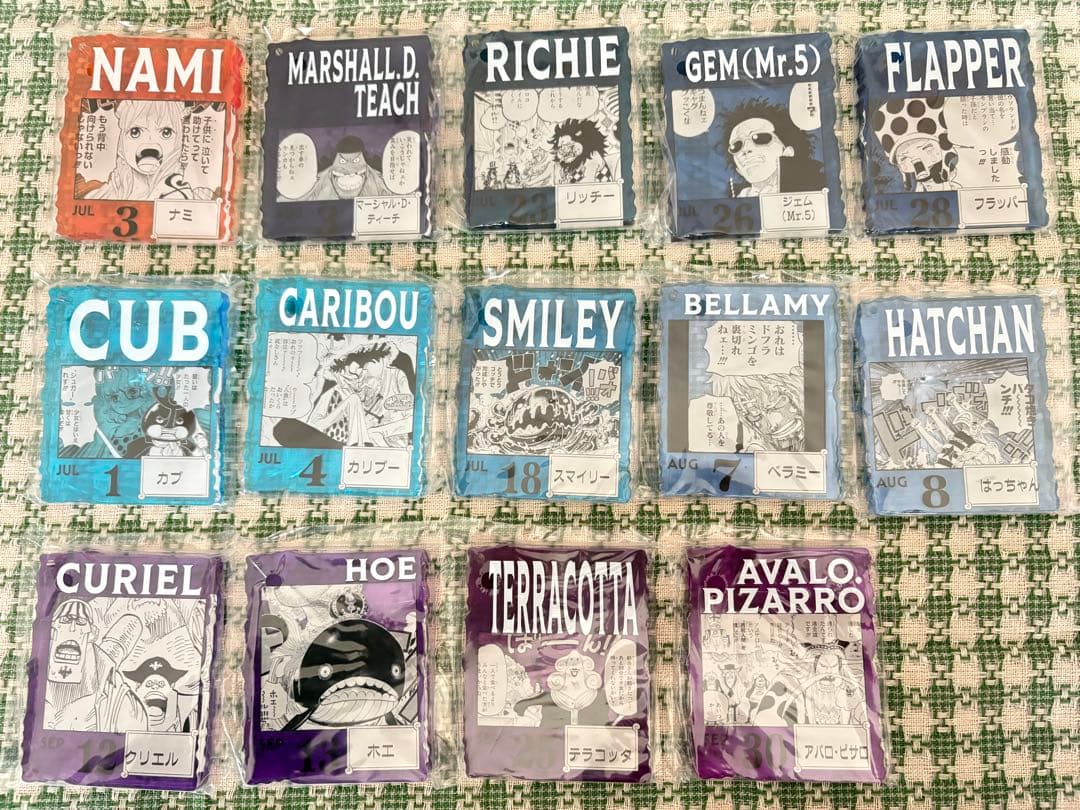 ワンピース アクリルブロックチャーム まとめ売り （ナミ等）