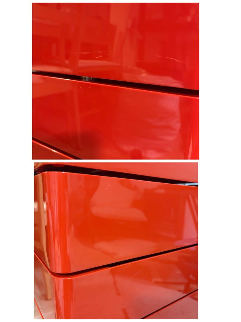 【希少レッド】MAGIS 360° コンテナ 5段 天板なし