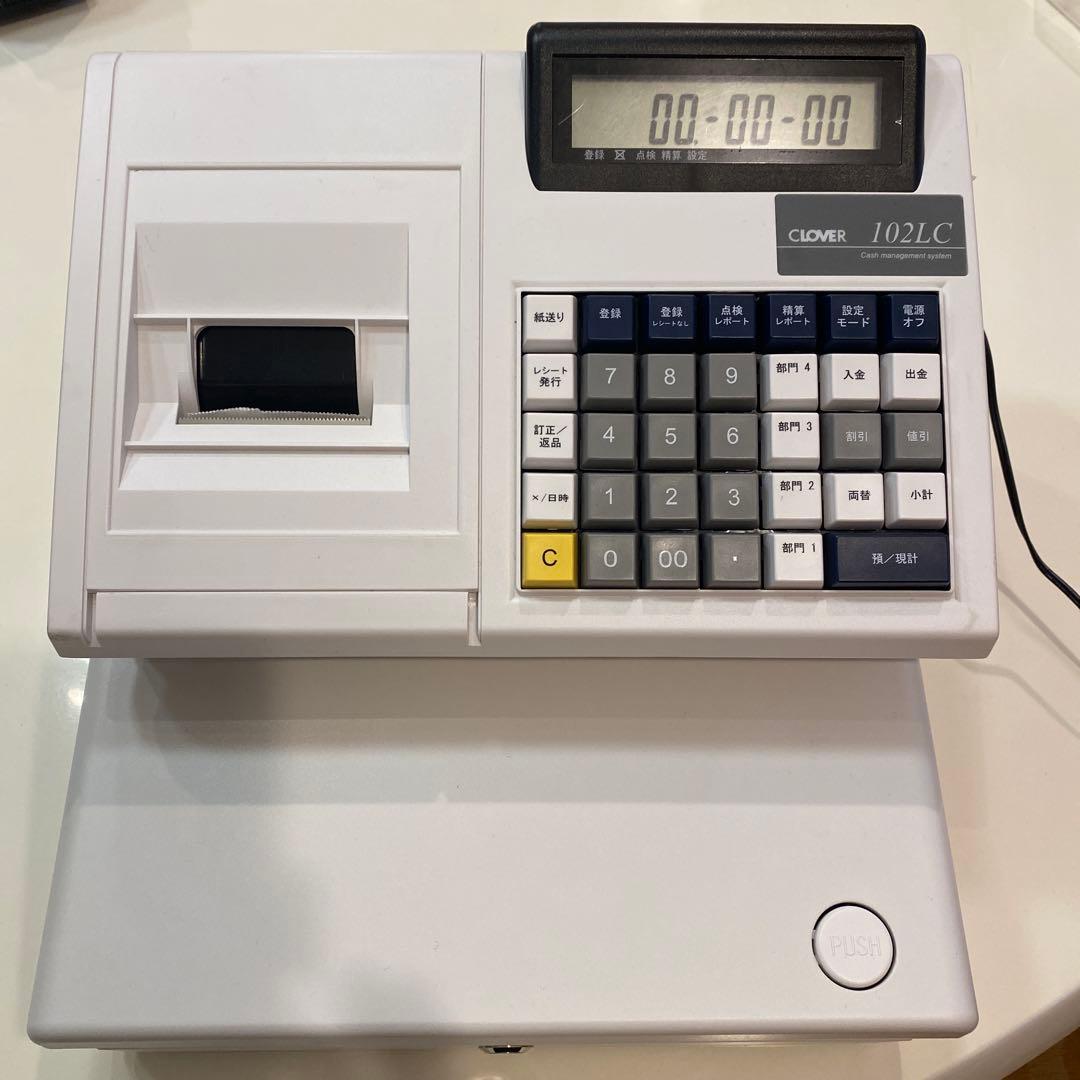 CLOVER 102LC ホワイト レジ用品