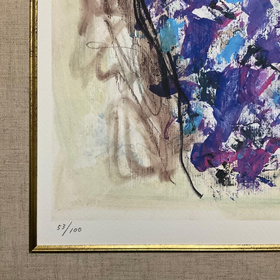 絵画・額縁・版画・津田 耕・新品未使用・『アドリブ』・美術品・インテリア・雑貨