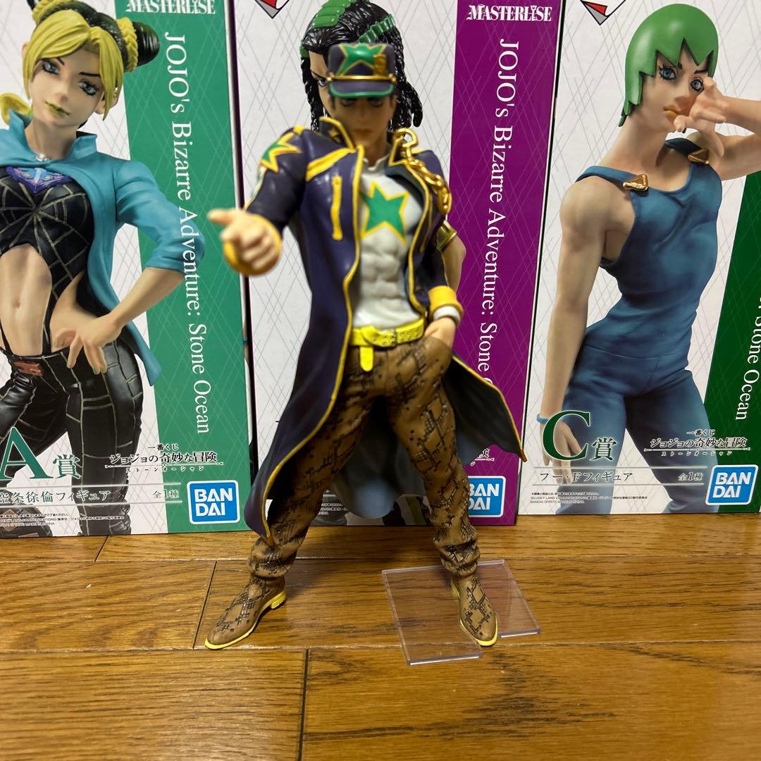 ジョジョの奇妙な冒険　一番くじ　ストーンオーシャン　フィギュア ４種