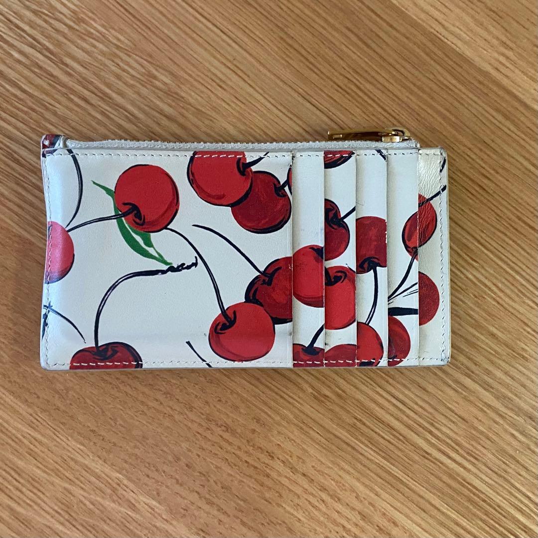 サンローラン　チェリー柄　パース