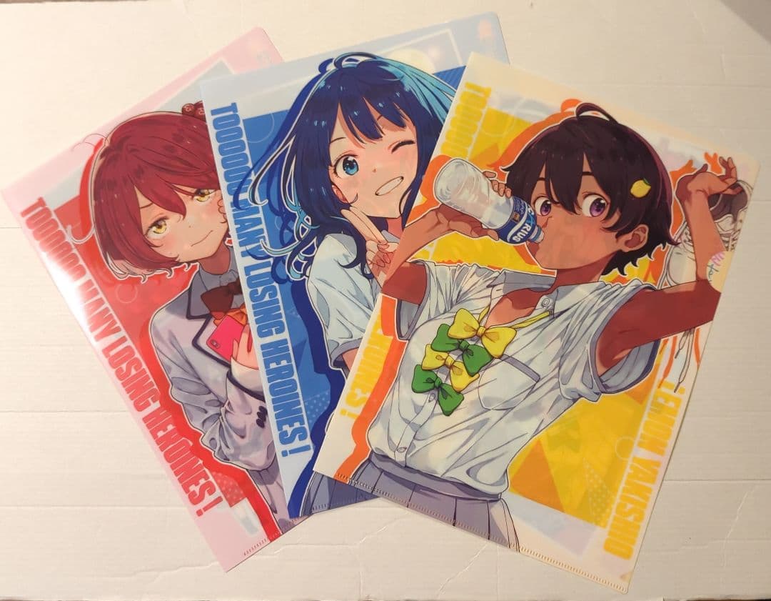 負けヒロインが多すぎる! 　クリアファイル3枚とブックカバー7枚セット