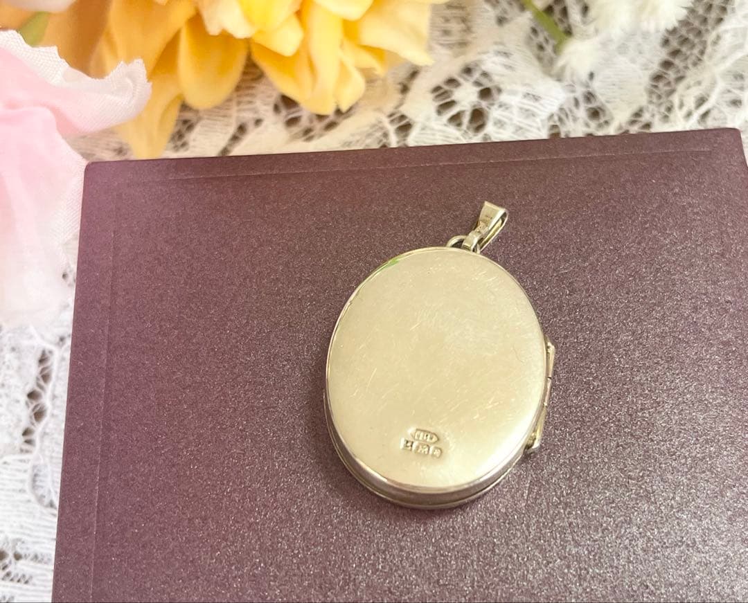 英国 シルバー ロケットペンダント ヴィクトリアン バーミンガム