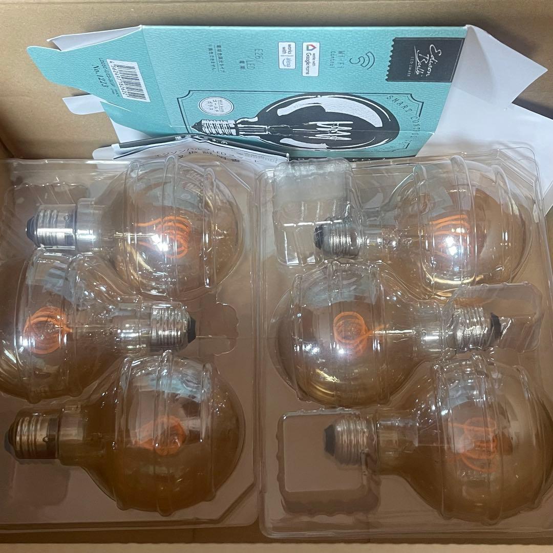 エジソンスマート E26 LED電球 6個セット