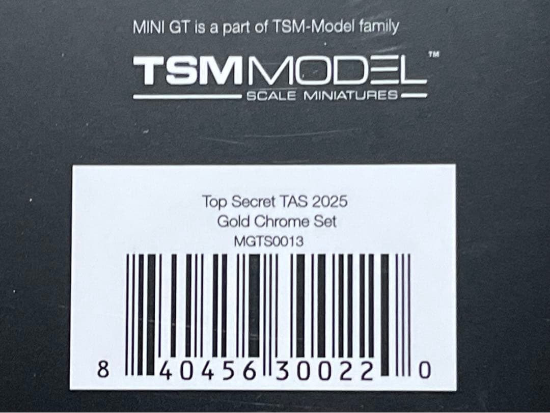 ミニGT トップシークレット 東京オートサロン 2025 ゴールドクロームセット