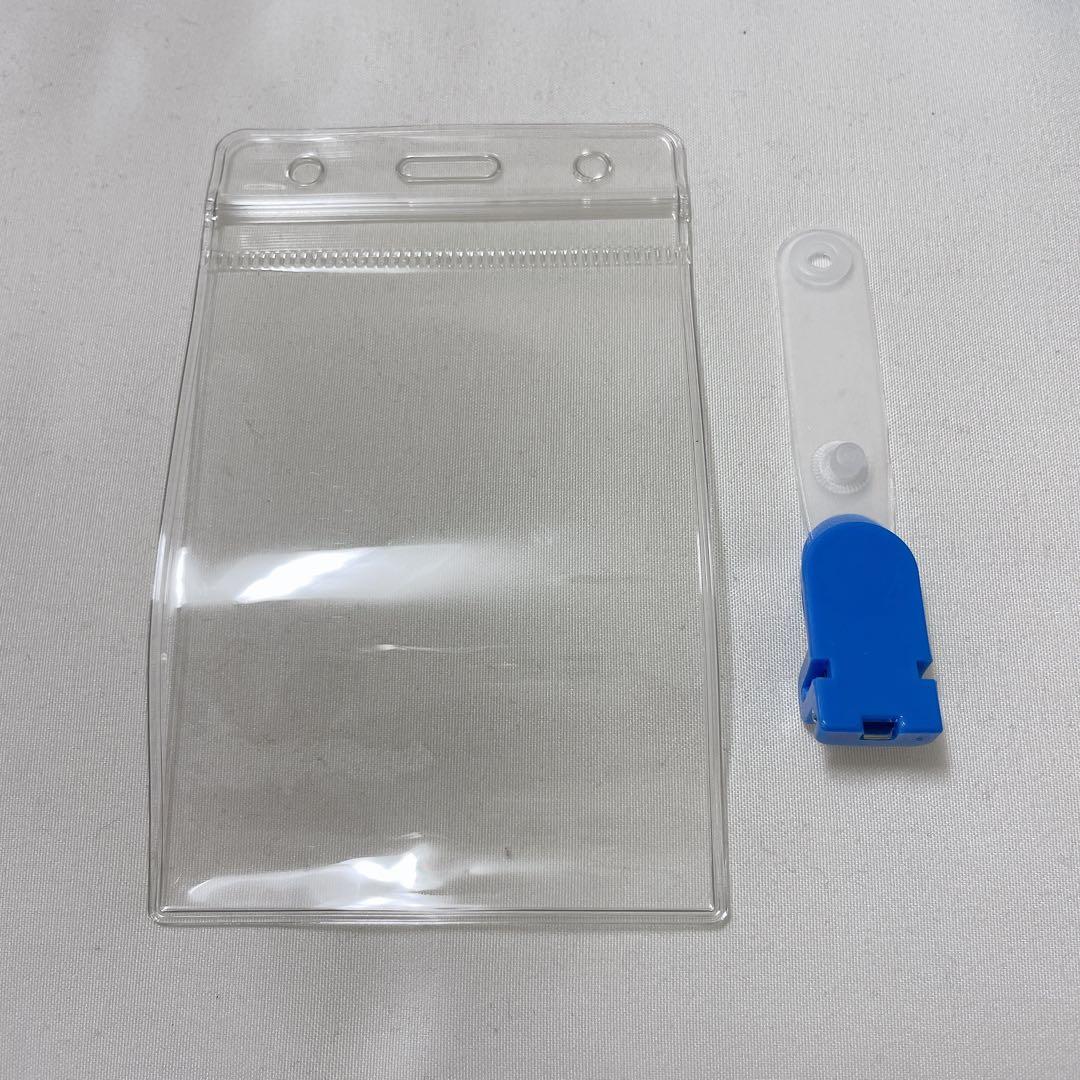 早い者勝ち✨35枚入り 名札クリップ バンドクリップ ネームホルダー 縦型