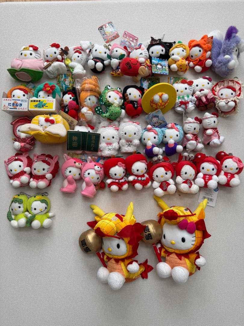 【超レア】ご当地キティぬいぐるみキーホルダー　まとめ売り