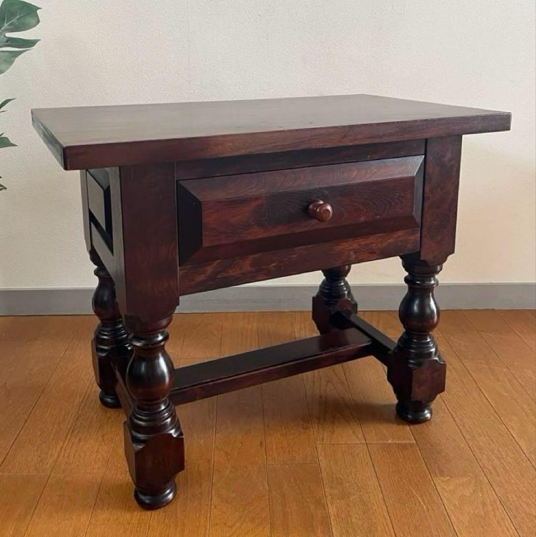 松本民芸家具　ナイトテーブル　14.8万　工芸　アンティーク　ヴィンテージ　民藝