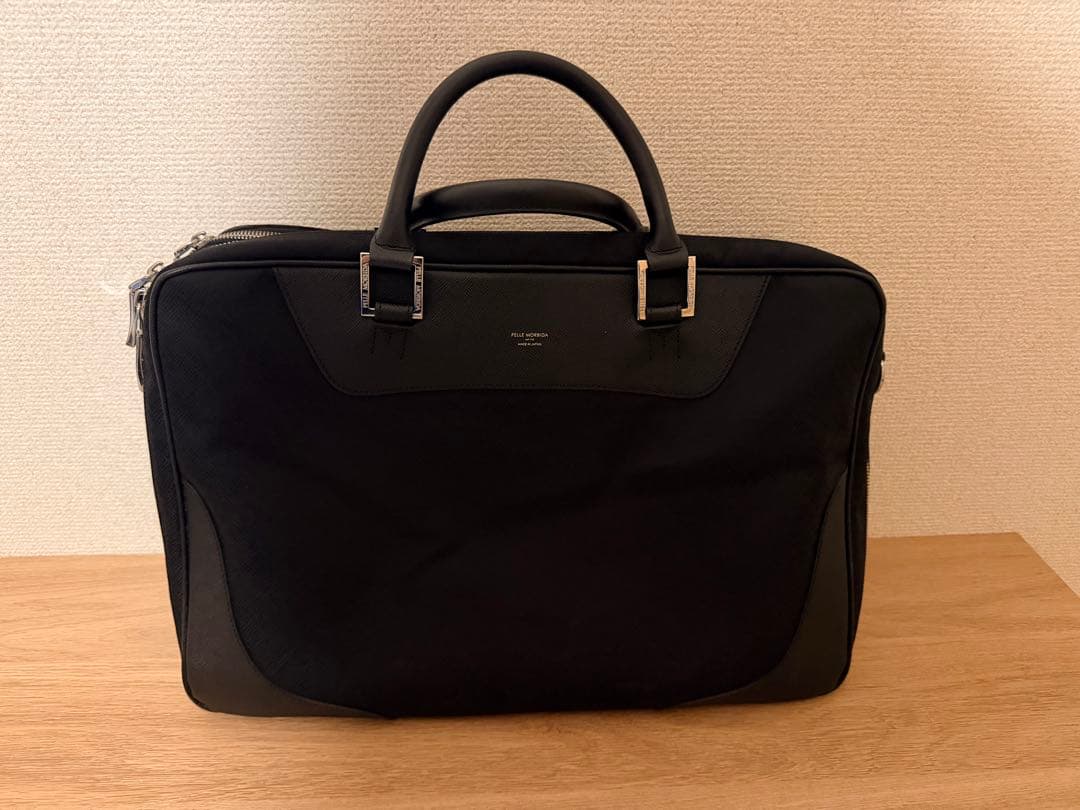ペッレ モルビダ　ブリーフケース Capitano PMO-CA103 ブラック
