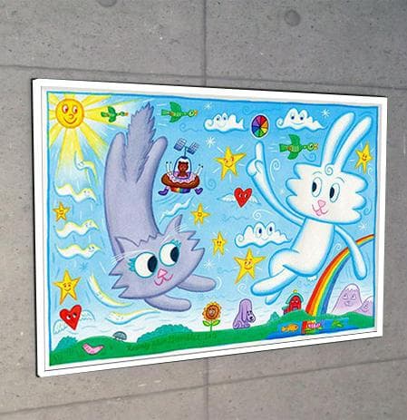 ロドニー2/ロドニー グリーンブラット/額装作品