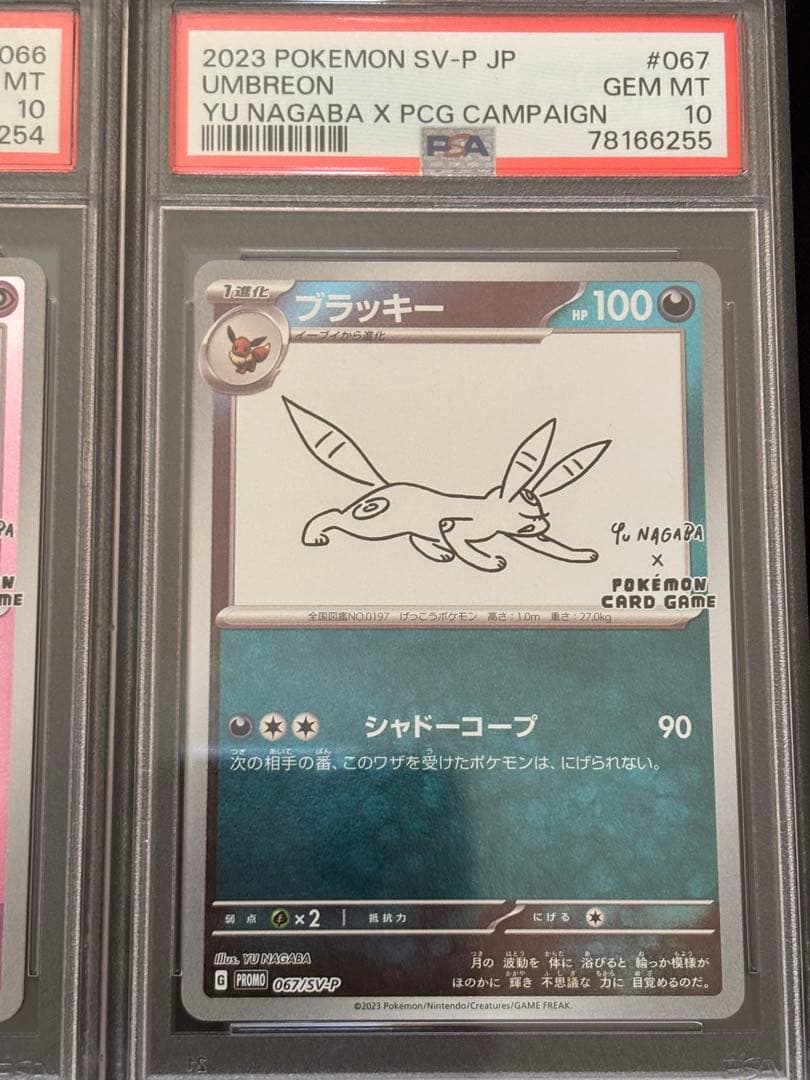 長場雄 ブイズ ピカチュウ プロモ 10連番セット psa9 psa10