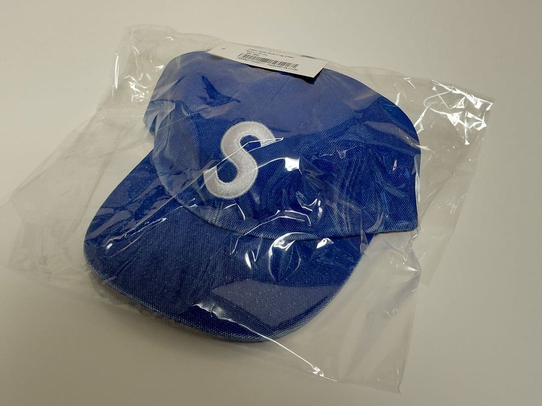 新品　Supreme　Coated　Canvas　S Logo　6-Panel