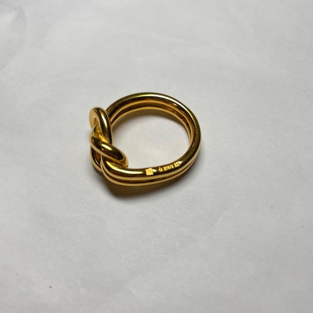 Milky ☆HERMES エルメス ノットリング ゴールド サイズ44