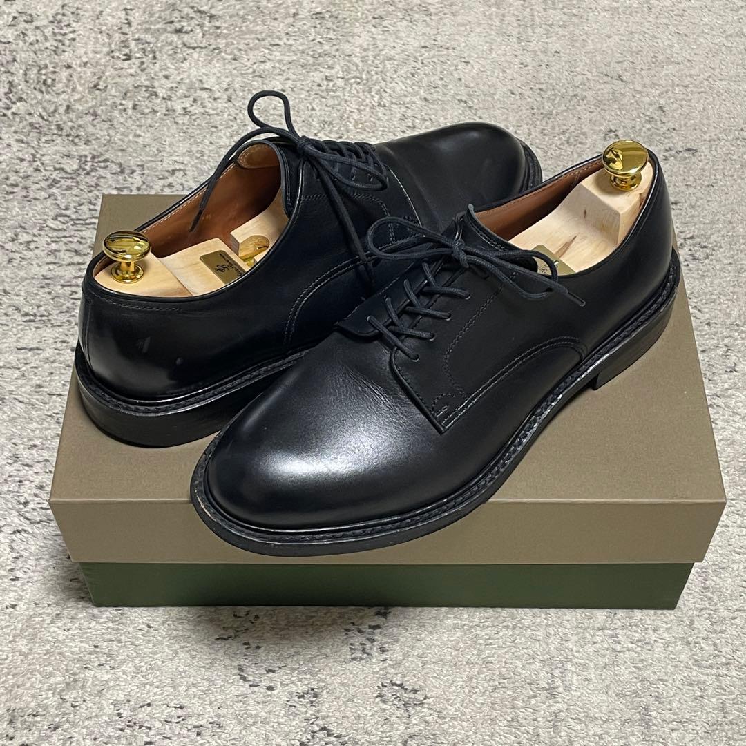 7 1/2 外羽根式プレーントゥ 撥水なめし革