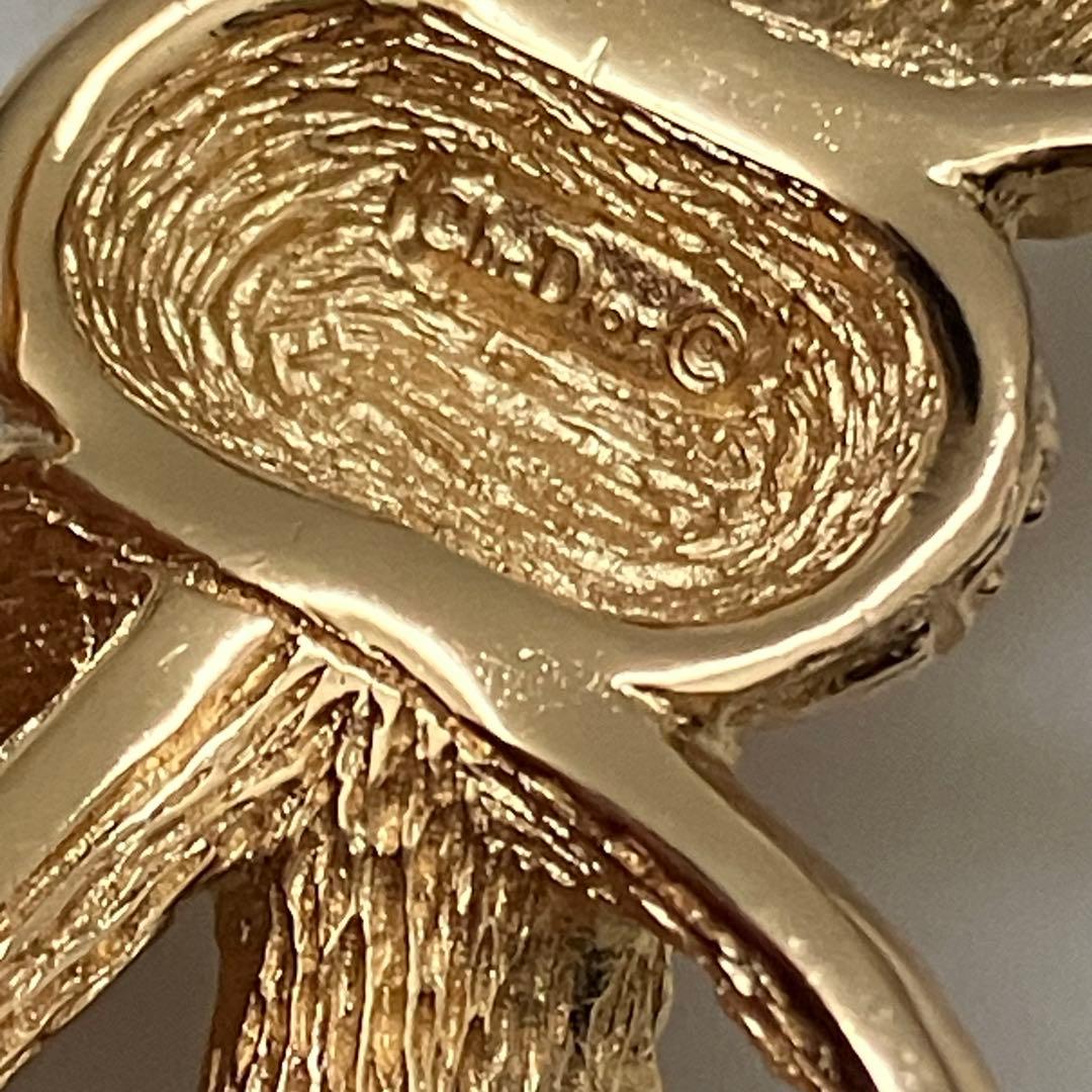 Christian Dior✨クリスチャンディオール　ブローチ　リボン