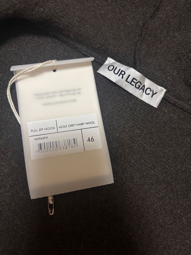 トップス OUR LEGACY FULL ZIP HOOD