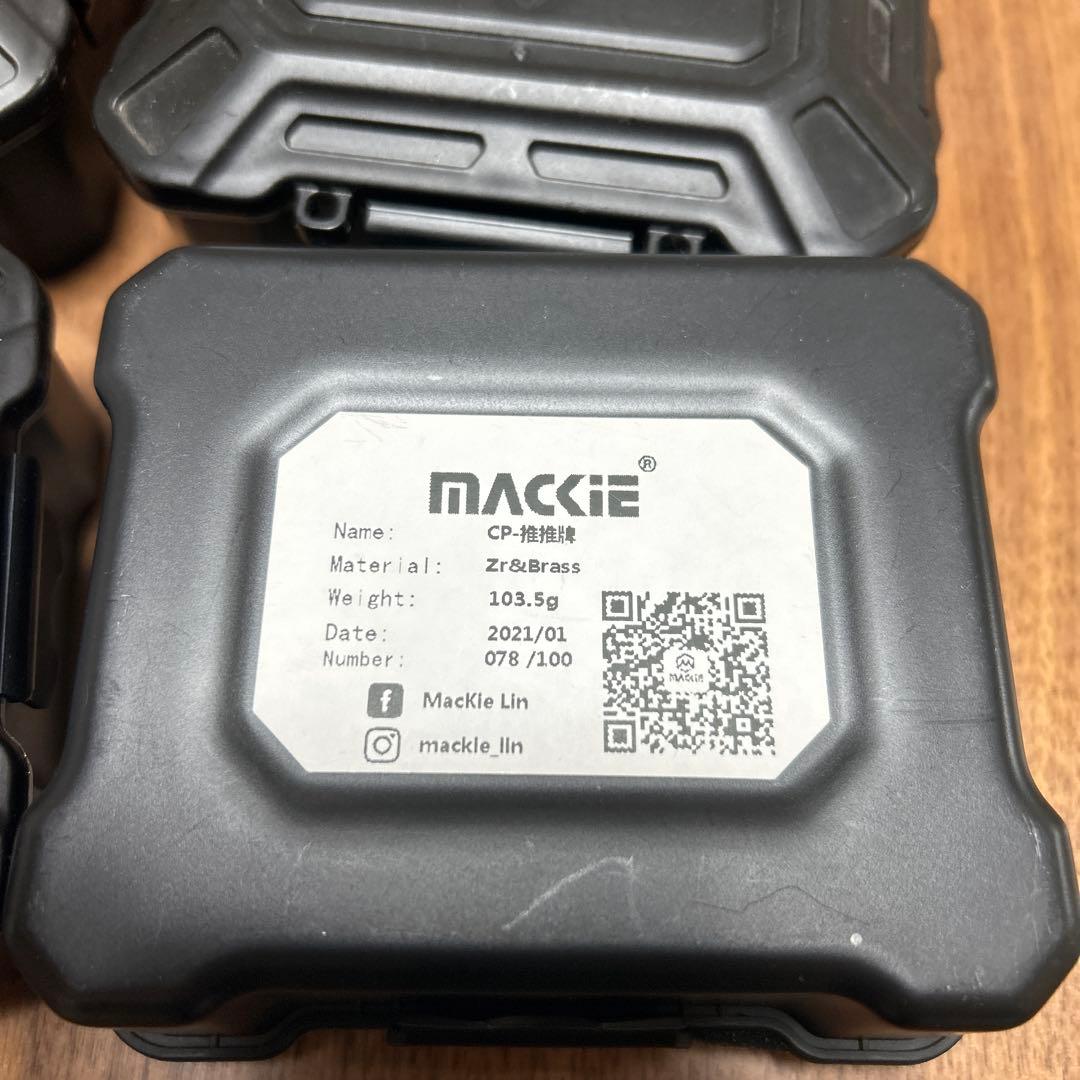 Mackie Cp2 Zirconium/Brassフィジェットトイ　スライダー