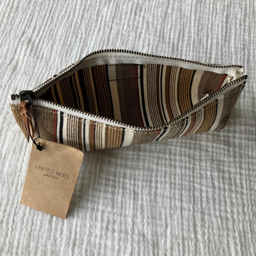 【絶版】UNITED BEES ボートペンケース　ストライプ 新品未使用　送料込