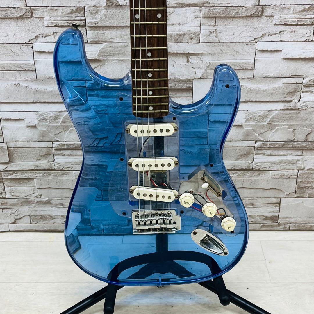 PhotoGenic st スケルトンブルー アクリルエレキギター