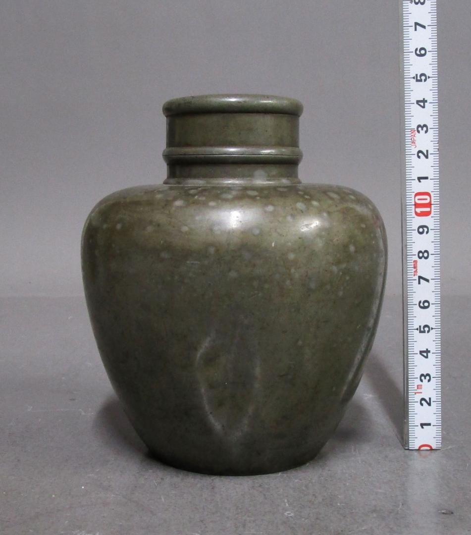 茶道具［錫茶壷］煎茶道具　茶入れ