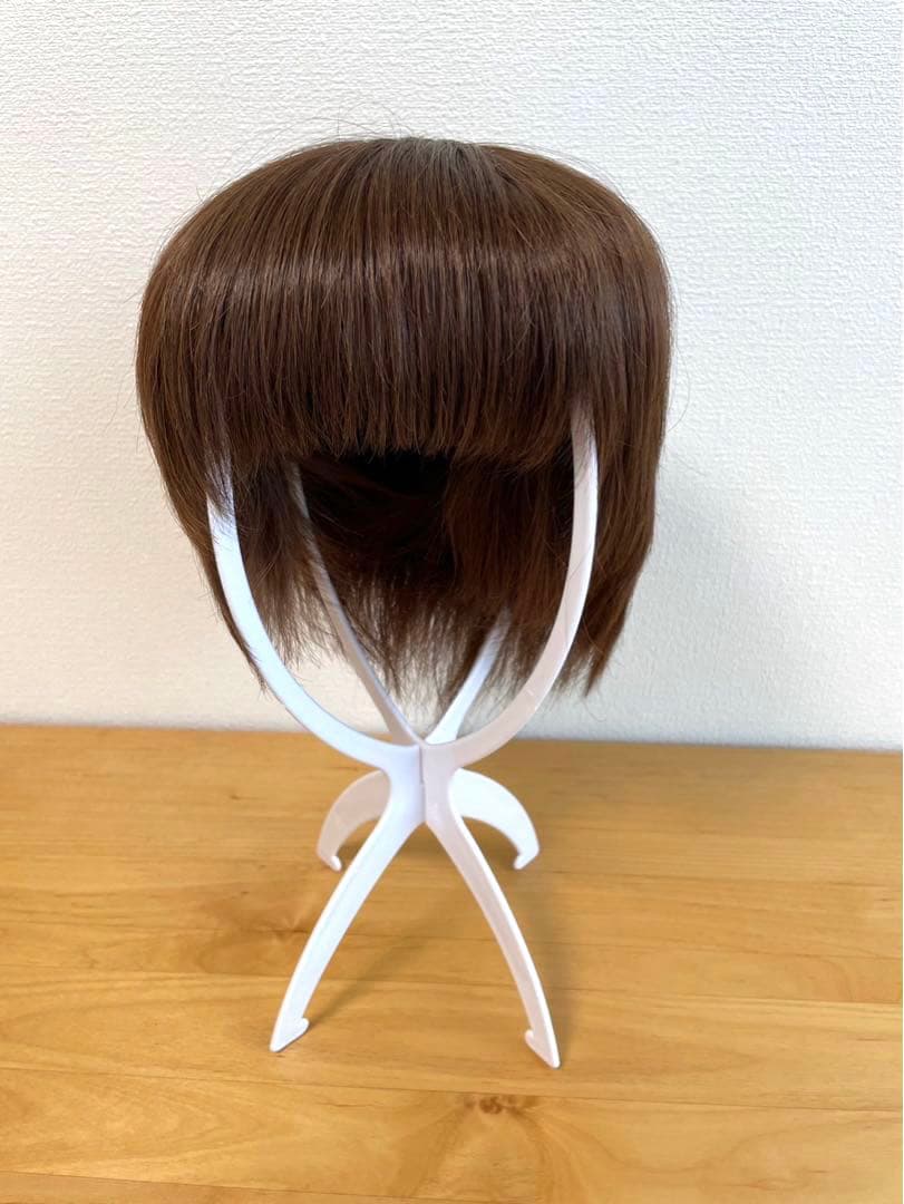 【医療用】ブラウン ショートウィッグ ウィックスタンド付き