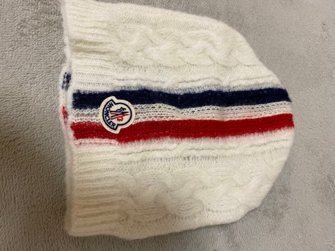 MONCREL モンクレール ニット帽 ビーニー トリコロール キャップ