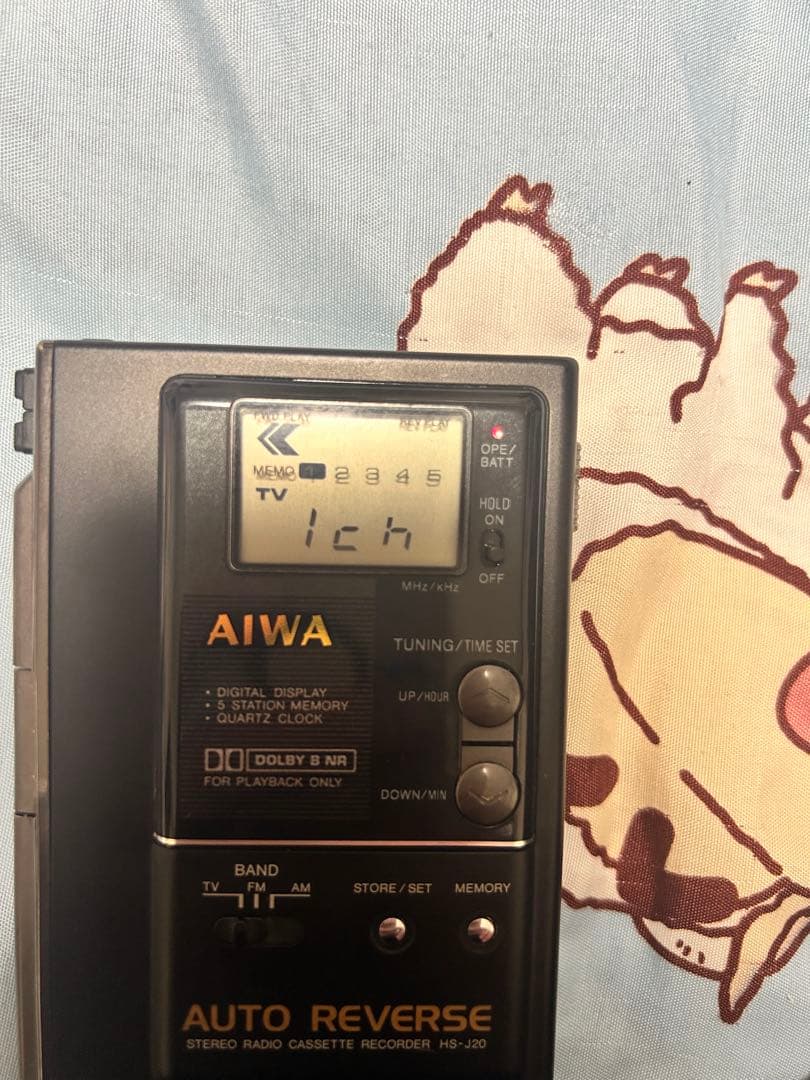 AIWA ステレオカセットレコーダー　hs-j20 ウォークマン