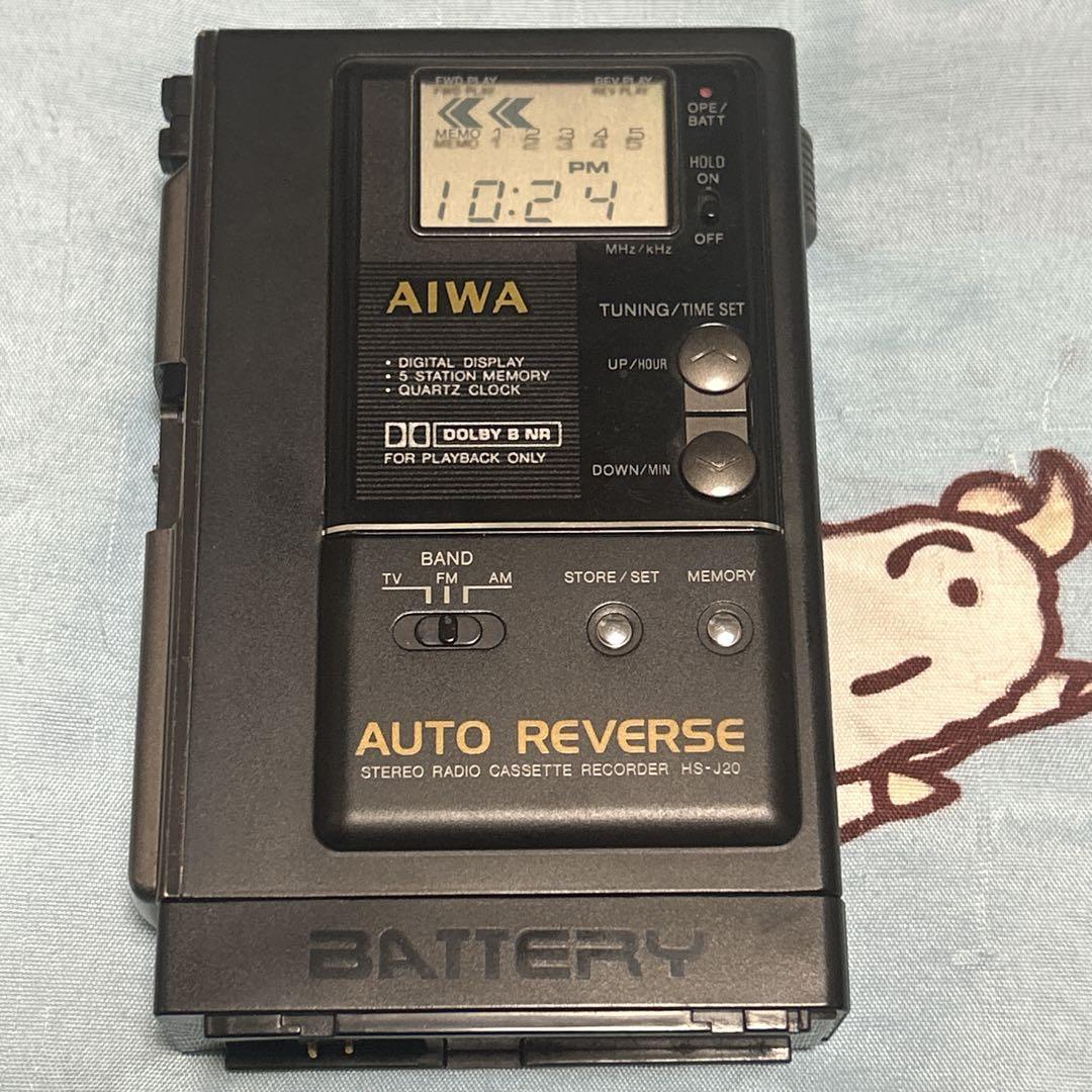 AIWA ステレオカセットレコーダー　hs-j20 ウォークマン