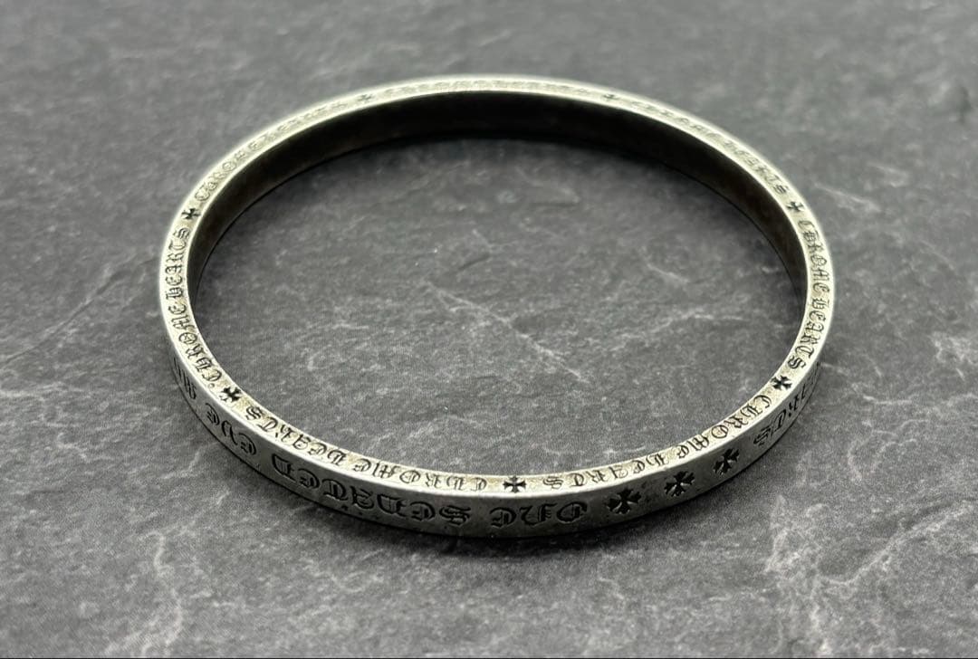 専用【鑑定書付属希少美品】クロムハーツ 6mmスペーサーバングル ブレスレット