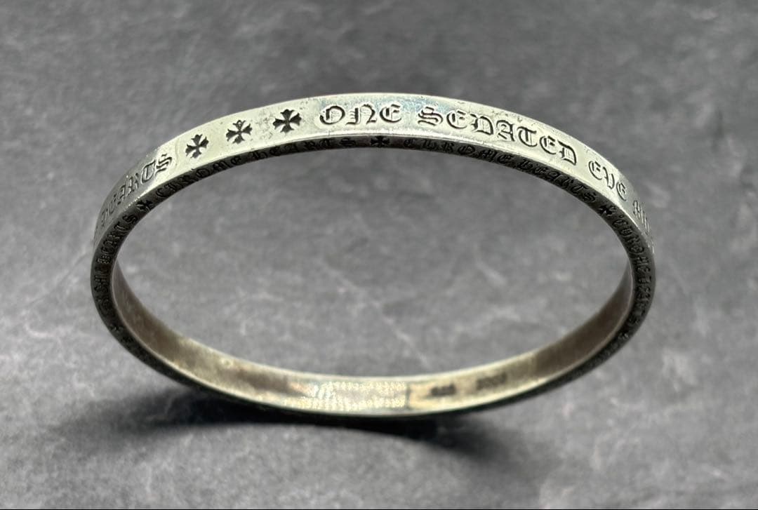 専用【鑑定書付属希少美品】クロムハーツ 6mmスペーサーバングル ブレスレット