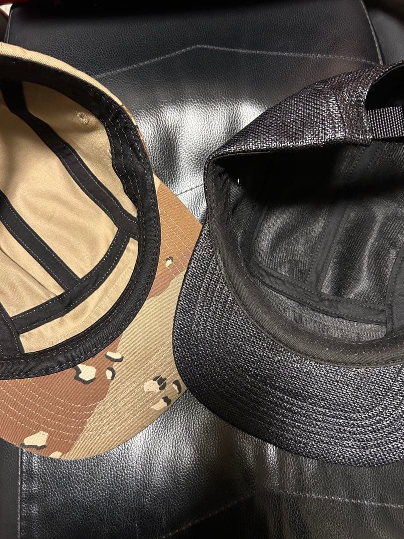 Supreme キャップ 2色セット カモフラージュ ブラック