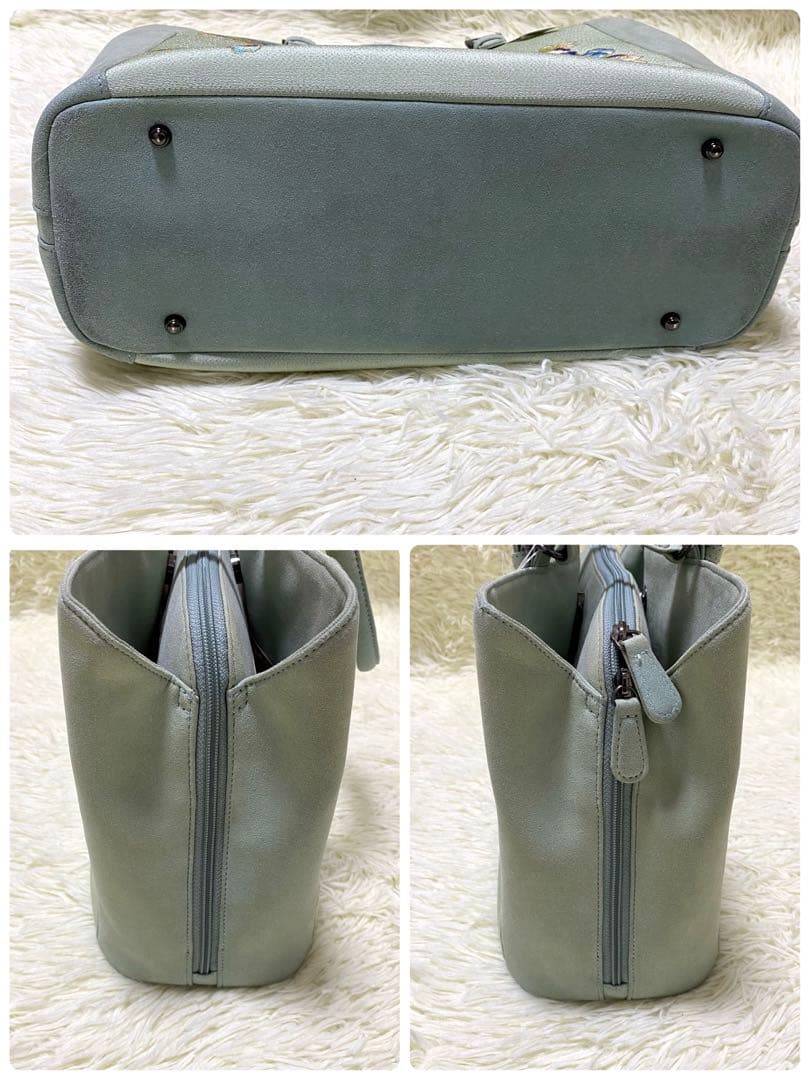 未使用品　OKAJIMA 和装バッグ 逸品 孔雀 草花 金彩 縮緬 正絹